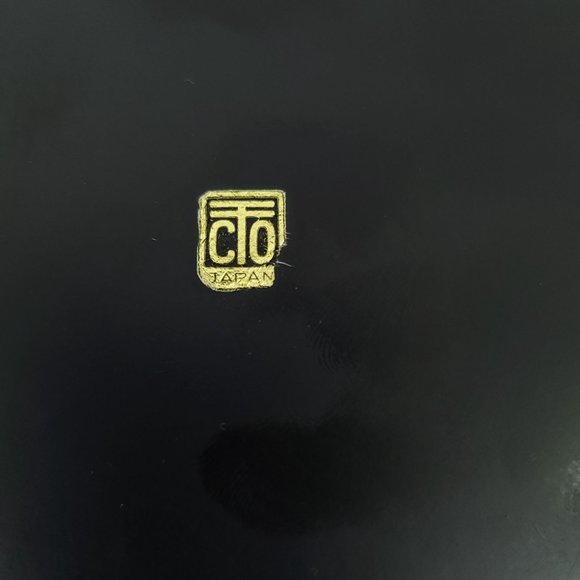 Vintage Serving Platter Tray Appetizer Dessert Plates Set Gold Flower Retro MCM - Picture 9 of 11